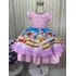 Vestido Infantil Doces Detona Ralph Vanellope Festa Temático