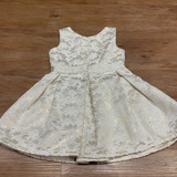 Vestido Infantil Dourado De