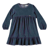 Vestido Infantil Em Jeans