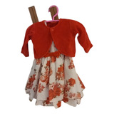 Vestido Infantil Estampado Bolero