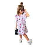 Vestido Infantil Estampado Menina Linda Blogueirinha Fashion