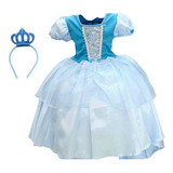 Vestido Infantil Fantasia Cinderela