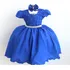Vestido Infantil Festa Luxo 4 Ao 16 Princesa Azul Royal