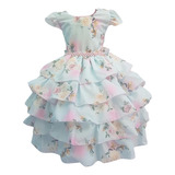 Vestido Infantil Festa Luxo Formatura Batizado Aniversario
