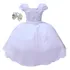 Vestido Infantil Festa Luxo  Noivinha Formatura E Tiara