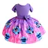 Vestido Infantil Festa Luxo Varios Tema Com Tiara