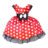 Vestido Infantil Festa Minnie