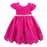 Vestido Infantil Festa Princesa Daminha Marsala Dourad Marie