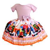 Vestido Infantil Festa Princesa