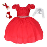 Vestido Infantil Festa Realeza