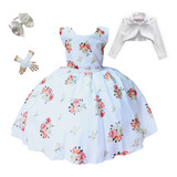 Vestido Infantil Festa Realeza
