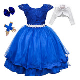 Vestido Infantil Festa Realeza