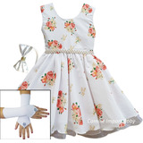 Vestido Infantil Floral Daminha