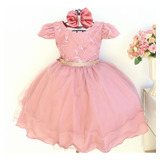 Vestido Infantil Floral Daminha