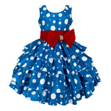 Vestido Infantil Galinha Pintadinha Azul C