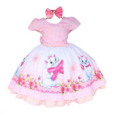 Vestido Infantil Gatinha Marie