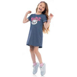 Vestido Infantil Gatinha Marie Disney Fakini 02505 Tm 4 À 10