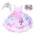 Vestido Infantil Gatinha Marie Festa Luxo E Tiaras E Bolero
