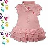 Vestido Infantil Gola Polo 0 A 1 Ano -Amarelo- 9 A 1 Ano-