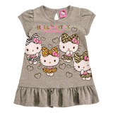 Vestido Infantil Hello Kitty Cuties