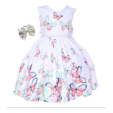 Vestido Infantil Jardim Encantado