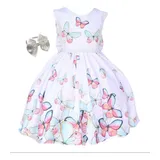 Vestido Infantil Jardim Encantado