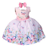 Vestido Infantil Jardim Encantado