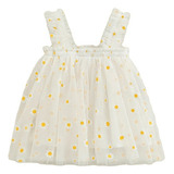 Vestido Infantil Jardim Encantado Margaridas Menina Smash