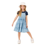 Vestido Infantil Jeans Leve