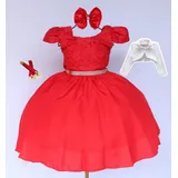Vestido Infantil Juvenil Festa