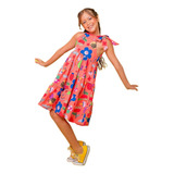 Vestido Infantil Juvenil Midi