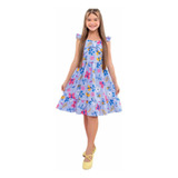 Vestido Infantil Juvenil Mocinha Princesa - 2 Ao 12