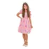 Vestido Infantil Juvenil Sorvete Candy Colors - 2 Ao 14