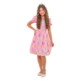 Vestido Infantil Juvenil Sorvete