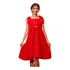 Vestido Infantil Juvenil Vermelho Menina Festa Natal Bordado