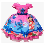 Vestido Infantil Lilo Stitch