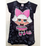 Vestido Infantil Lol Preto