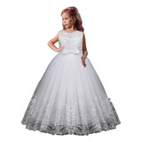 Vestido Infantil Longo Festa