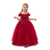 Vestido Infantil Longo Princesa Festa Casamento Dama Honra