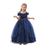 Vestido Infantil Longo Princesa Festa Casamento Dama Honra