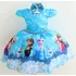 Vestido Infantil Luxo Frozen Chuva De Neve 