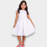 Vestido Infantil Luxo Perola