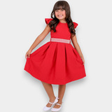 Vestido Infantil Luxo Perola
