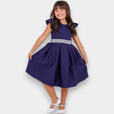 Vestido Infantil Luxo Perola