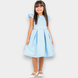 Vestido Infantil Luxo Peróla Moda Meninas Festa Mini Diva