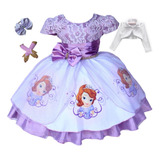 Vestido Infantil Luxo Princesa