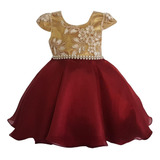 Vestido Infantil Luxo Realeza