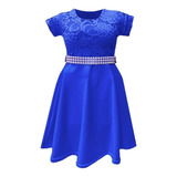 Vestido Infantil Manga Curta