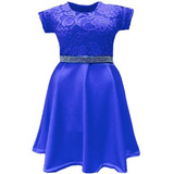 Vestido Infantil Manga Curta