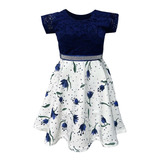 Vestido Infantil Manga Curta